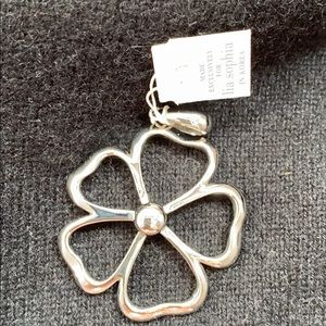 Lia Sophia Daisy Slider Charm NWT silver tone